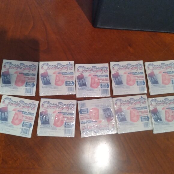 Vintage CHU-BOPS Miniature Album Bubble Gum Records Unopened - Picture 8 of 8